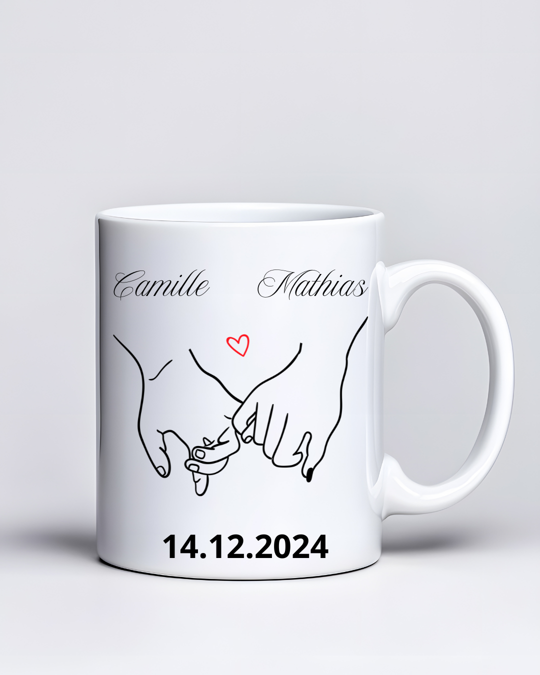 Mug couple - Promesse d'amour