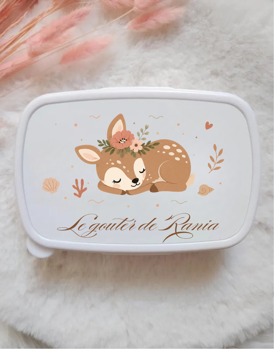 Boîte à goûter – Animaux de la forêt