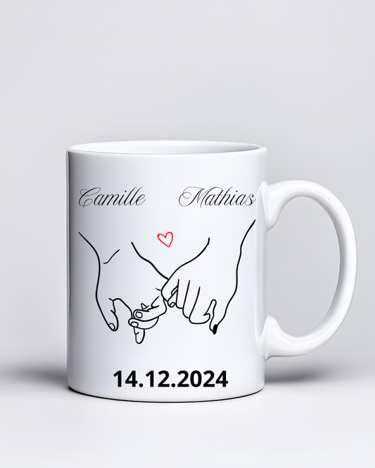 Mug couple - Promesse d'amour