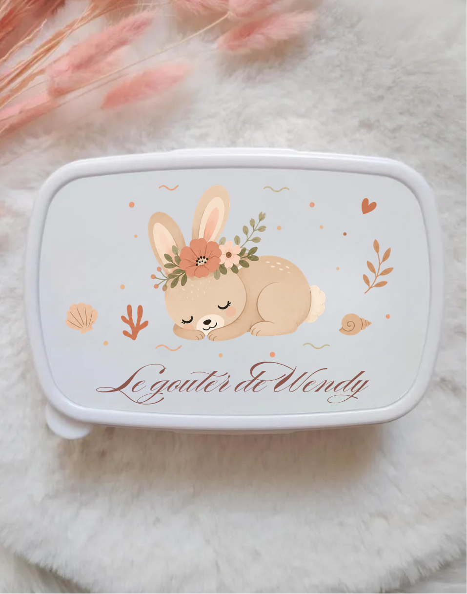Boîte à goûter – Animaux de la forêt