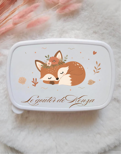 Boîte à goûter – Animaux de la forêt